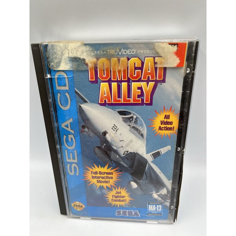 1994 Tomcat Alley Sega CD Video Game Complete w/ Manual & Case CIB Tested